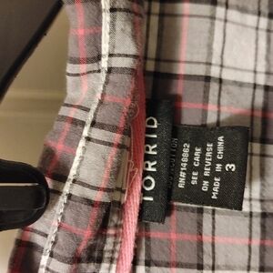 Torrid Plaid Shirt